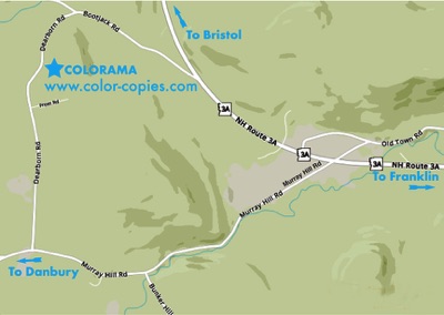 Local map showing Colorama